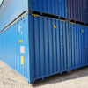 Blue stacked new 40ft high cube container Brisbane