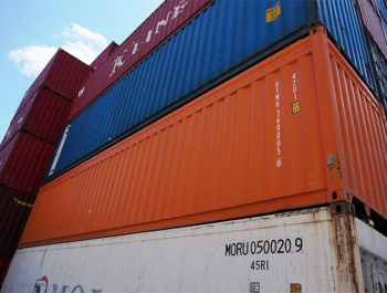 Orange 20ft Open top shipping containers Brisbane